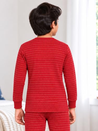 Image of BODYCARE Unisex Polycotton Slim Fit Thermal Tops Round Neck Full Sleeves Pack Of 1