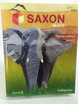 Hardcover Saxon Math, Teacher's Manual, Course 3 Volume 2, 9781328497369, 1328497364 Book