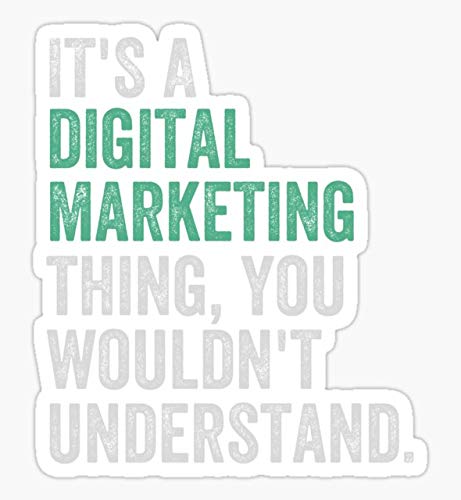 Digital Marketing Career Internet Social Media - Pack of 3 Stickers - Auto, Wall, Laptop, Cell, Truck Sticker for Windows, Cars, Trucks
