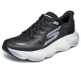Skechers Men's Aero Burst Sneaker, Black/White, 9