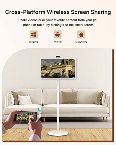 ApoloSign-32-Standbyme-1080p-Portable-Monitor-with-LG-Incell-Touch-Screen-Android-OSSupport-Google-Store-Built-in-Battery4-6H-Full-Swivel-Rotation-Remote-Control