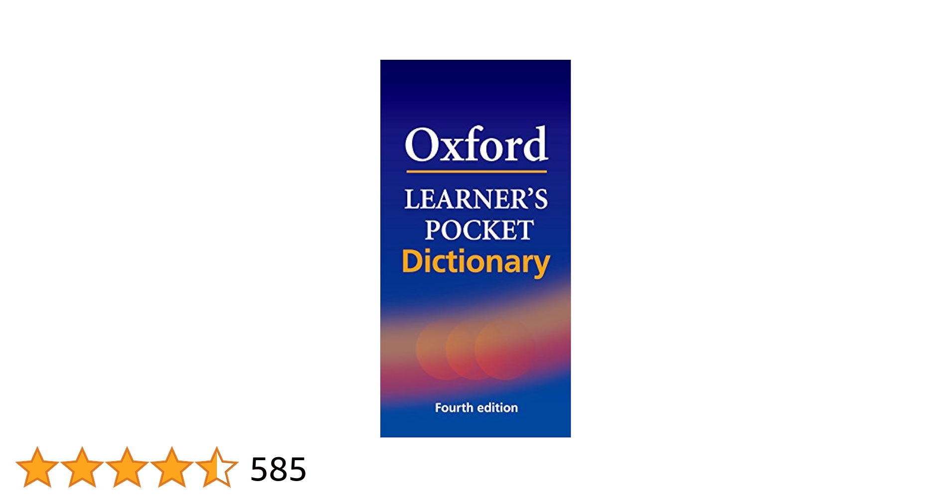 Oxford Learner's Pocket Dictionary, Fourth edition: Oxford
