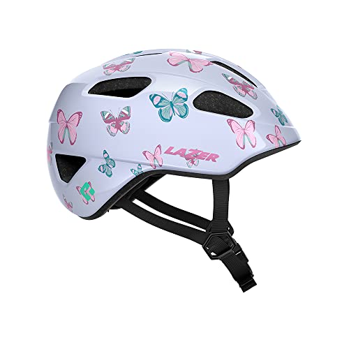 LAZER Nutz 2.0 KinetiCore Kids Bike Helmet, Lightweight Bicycling Helmet for Children, Youth Unisex Cycling Head Gear, Butterfly, One Size