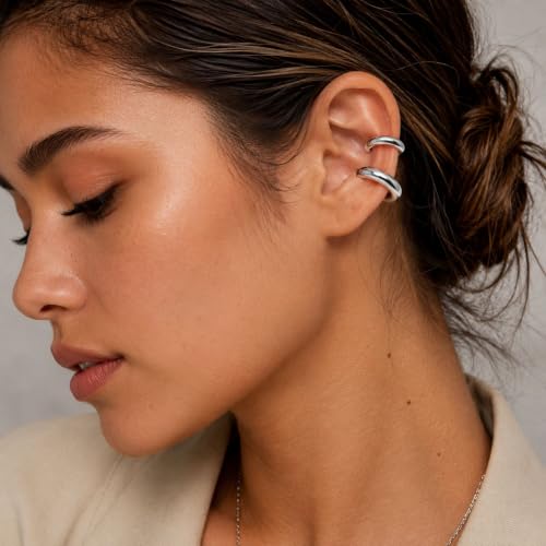 Image of Ear Cuff Set Non Piercing Stackable Clip On Earrings