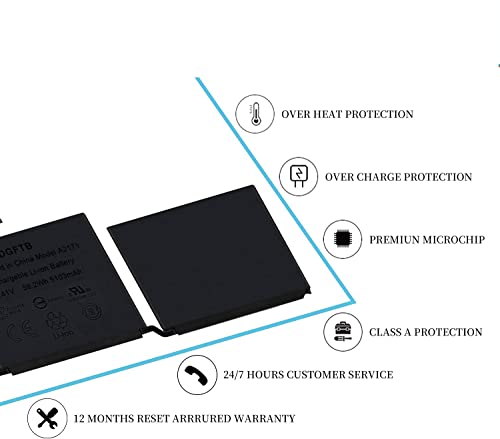 Image of WISTAR A2171 Laptop Battery for MacBook Pro 13-inch A2159 (EMC 3301)(Mid 2019) A2289 A2338 MUHN2LL /A MUHP2LL /A MUHQ2LL /A MUHR2LL /A MUHR2LL /B MacBook Pro 13 Inch Two Thunderbolt 3 A2159 MUHR2LL