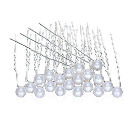 Vansufo Fashion Pearl Hair Clips for Women Ladies Girls Bling Barrette with Rhinestone Cute Gold Metal Bobby Pins Decorative Bridal Bridesmaid Wedding Accessories Styling Tools Gift Set 12 pcs