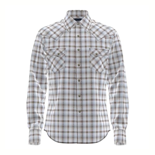 Wrangler Men's Fashion Snap Long Sleeve Snap Shirt