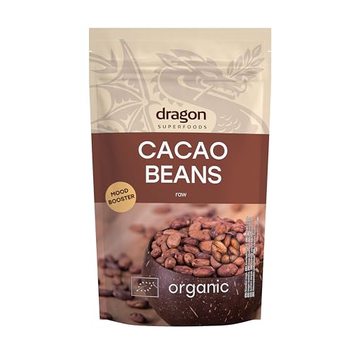 Dragon Superfoods Bio Kakaobohnen – Ganz und Roh - 200 g