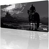 ✍️ Support pour les poignets - L'épaisseur de 4 mm du tapis de souris offre un confort et réduit la pression sur vos poignets, aidant à prévenir les problèmes de santé liés à une utilisation prolongée de l'ordinateur