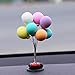 zebroau Auto-Dekoration Nettes Auto Ballon Armaturenbrett Dekoration für Autos, Büro, SUV und MPV, Bunter Ballon