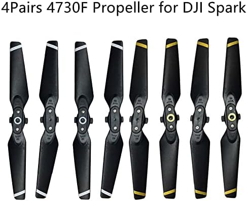 Miniatura 3 de 4 pares de hélices 4730Fapto para DJI Spark Drone cuchillas plegables de liberación rápida CW CCW Wing repuesto accesorio de repuesto de hélice