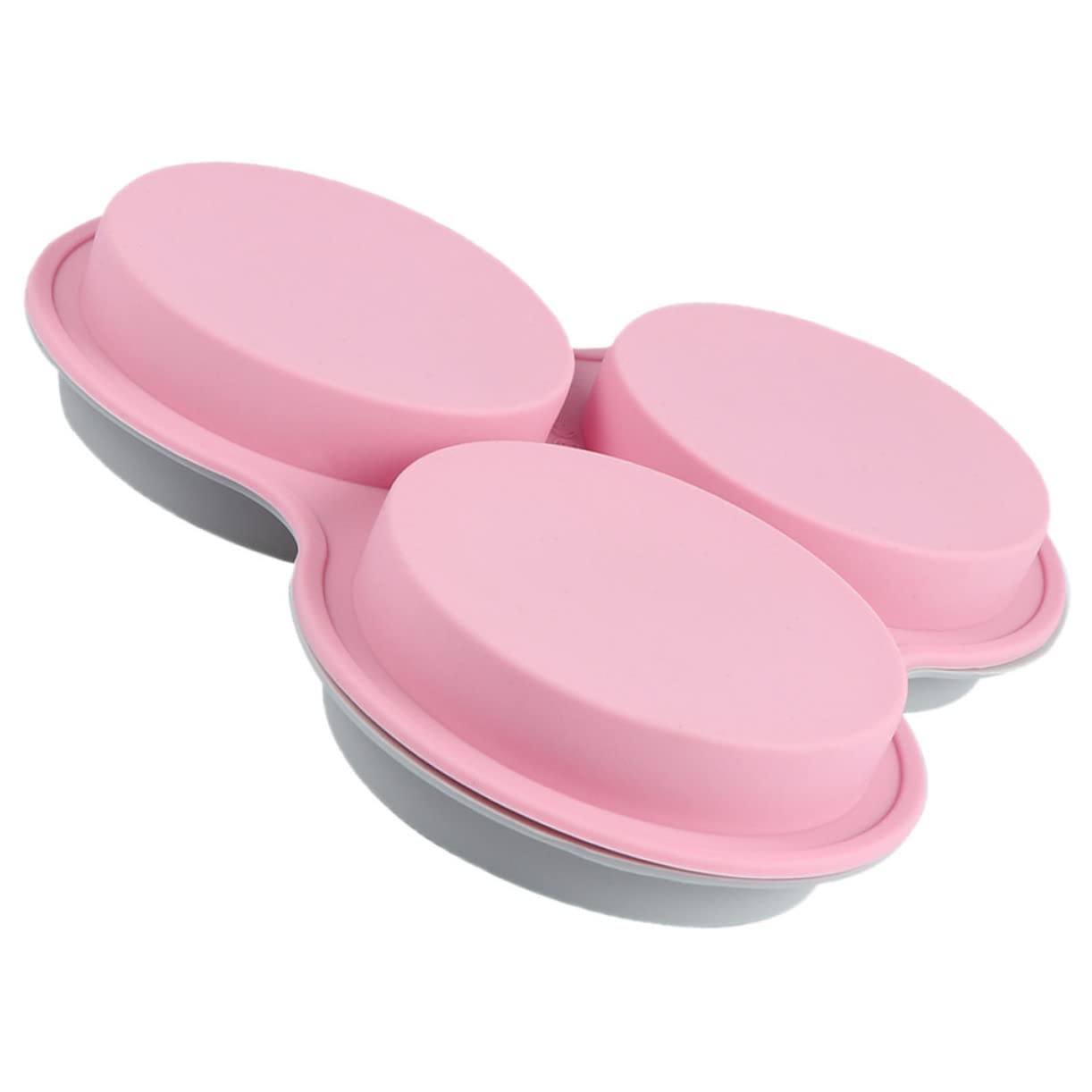 Unomor 2Pcs Silicone Muffin Pan Non Stick Baking Molds for Cupcakes Food Grade Silicone Easy Release Portable Design for Breads Brownies