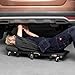 VEVOR Foldable Z Garage Creeper, 40 in, 450 lbs Load Capacity Rolling Folding Mechanic Creeper Stool, with 6 Universal Wheels Padded Seat Steel Frame, Lay Down or Sit Chair for Garage Shop or Home