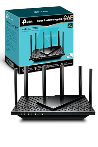 TP-Link Archer AXE75 Routeur WiFi6E Tri-Bande AXE5400Mbps, 5 Ports Gigabit, Port USB 3.0, La Toute...