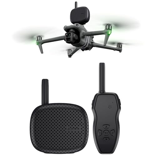 Drone Speaker Megaphone Loudspeaker Ultra-Long Distance Wireless Mini Speaker Drone Walkie Talkie Two Way Radio Communication Accessories for DJI Air 3/Air 2S/Mavic 3 Pro/Mavic 3/Mavic 3 Classic