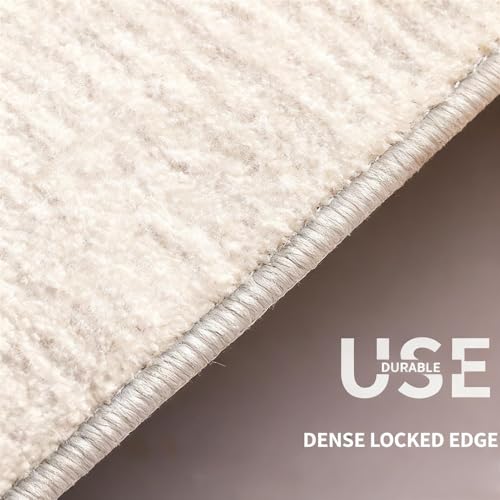 Tapis de salon doux lavable et tapis de sol rond antidérapant pour chambre