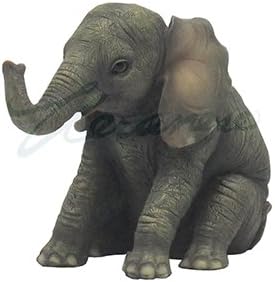 Unicorn Studios WU70215FB Baby Elephant-Sitting And Facing Ahead