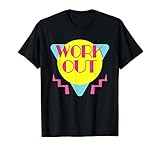 Retro 80s Workout T-Shirt Vintage 80's Gym Costume Party Tee