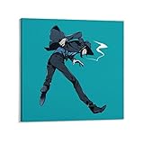 ルパン三世 次元大介 ポスター アートパネル アートポスター 絵画 絵 インテリア アートボード 部屋飾り 壁の絵 壁掛け ソファの背景絵画 木枠セット 12x12inch(30x30cm)Frame-style