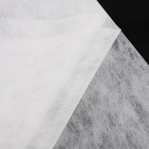 40 Sheet Tissue Paper for Flower Wrapping, Korean Cotton Non-Woven Floral Wrapping Paper, Waterproof Pleated Withdrawable Flower Bouquet Lining Paper Flower Floral Gift Packaging Paper (White)