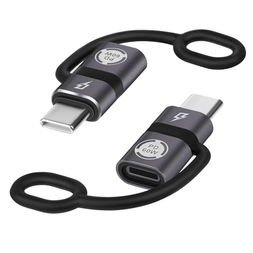 AXFEE Paquete de 2 adaptadores Lightning hembra a USB-C macho, adaptador Lightning a USB-C para carga rápida PD de 60 W y sincronización de datos, compatible con iPhone 15/16 Pro Max, Samsung - imagen 8