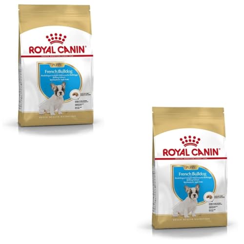 Royal Canin French Bulldog Puppy | Doppelpack | 2 x 1 kg | Alleinfuttermittel für Französische Bulldoggen Welpen | Zur Unterstützung der Verdauung und des Immunsystems