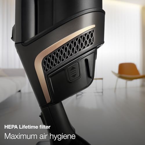 Image of Miele Triflex HX2 Pro Self-Standing Cordless Stick Vacuum Cleaner, 120 min runtime, Infinity Grey PearlFinish / Rose Gold