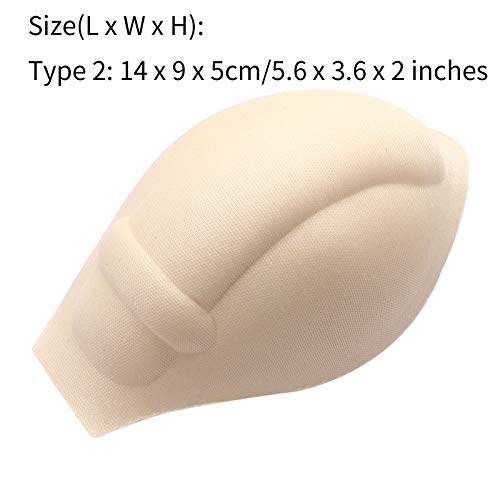 renvena Men's Underwear Bulge Enlarge Enhancing Cup Sponge Pad for Swimwear Briefs G String Thongs Padded Nude Type 22