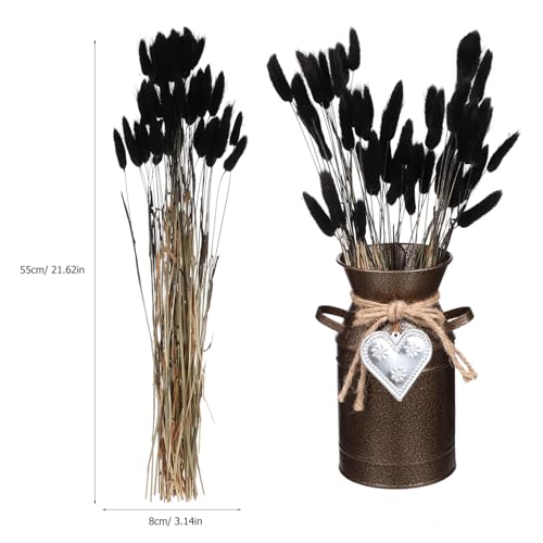 60 piezas de colas de conejo secas para decoración miniatura 2