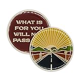 Rule 62 What is for You Sobriety Chip AA Coin Recovery Gift Affirmation Token | Gold Plated Medallion