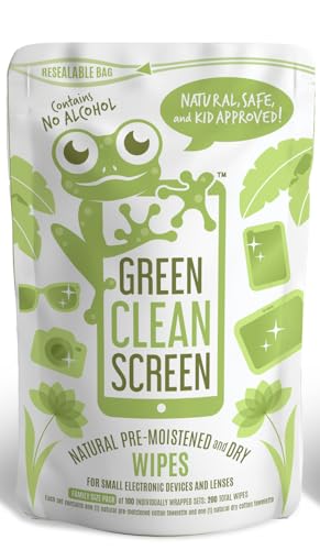 GREEN CLEAN SCREEN | Screen and Lens Cleaning Wipes - ...