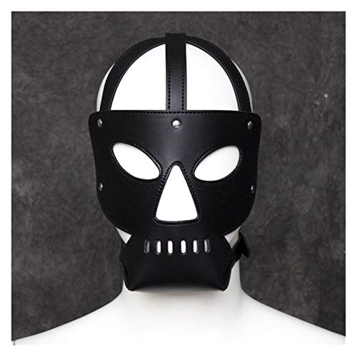 Photo de NoLZQ Unisexe adultes Headgear masque masque hotte respirable visage couvercle ouverts yeux bouche hotte chien hotte chèvre chèvre de nouveauté costume b.d.š-ṃ bô.ňd.áģê lí-ńģêriê hán-dćῡffs ŕešt-rain