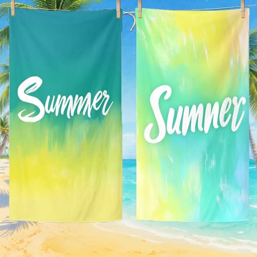 Serviette de plage microfibre pour vos sessions de piscine et de yoga