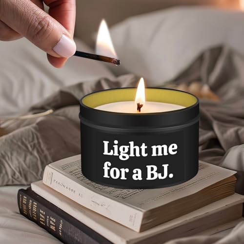 Gifts for Him Boyfriend Husband Funny Anniversary Wedding Birthday Gifts for Men Naughty Engagement Gift for Couples Husband Boyfriend Birthday Gift Ideas, Unique Romantic Lavender Candle for Men - Image 2