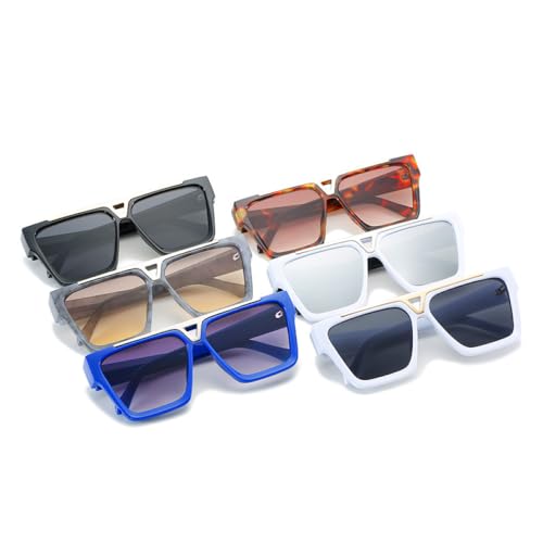 Popular Fashion Women Sunglasses Retro Gradient Mirror Eyewear Shades UV400 Men Sun Glasses4