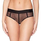 DKNY Women's Sheers Hipster Panty, Black, Medium