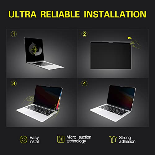 Ceydebne Magnetic Privacy Screen Protector for MacBook Pro 14 Inch (2021-2023, M1, M2, M3, Pro, Max) Removable Laptop Privacy Screen Shield