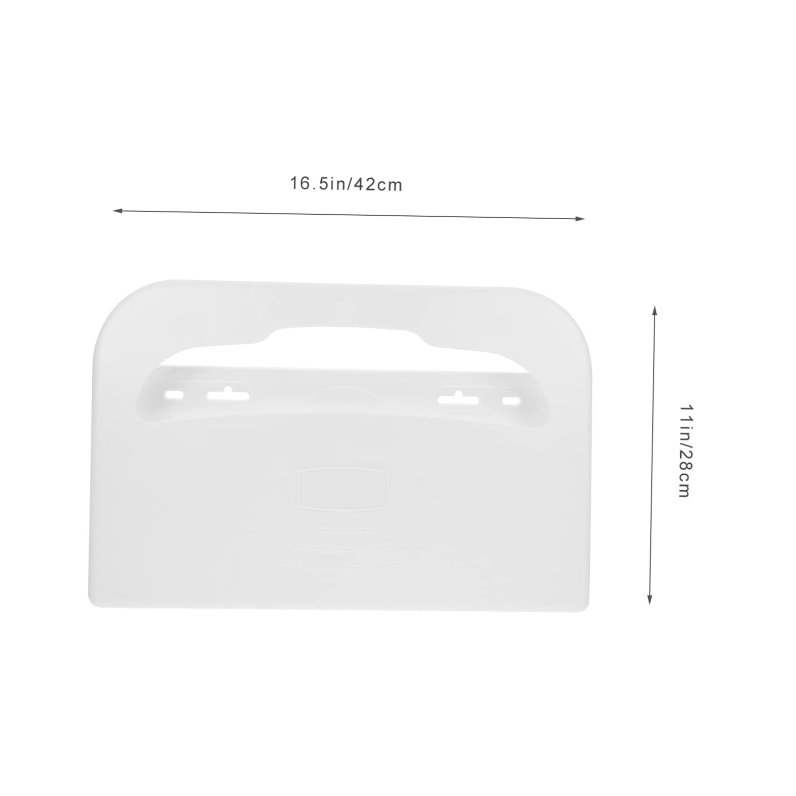 HOMSFOU Dispenser Da Muro Per Copriwater Supporto Igienico Anti-fall Per Bagno Accessorio Pratico e Salvaspazio Per Copriwater Ricaricabile e Facile Da Installare
