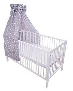 Amilian 1908 Betthimmel Babybett Vollstoffhimmel