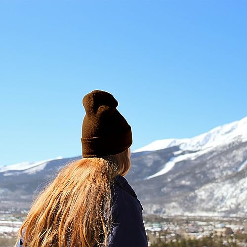 Image of ZOORON 1&2 Pack Beanie for Men Women Slouchy Beanie Hats Winter Knit Caps Soft Ski Hat Unisex