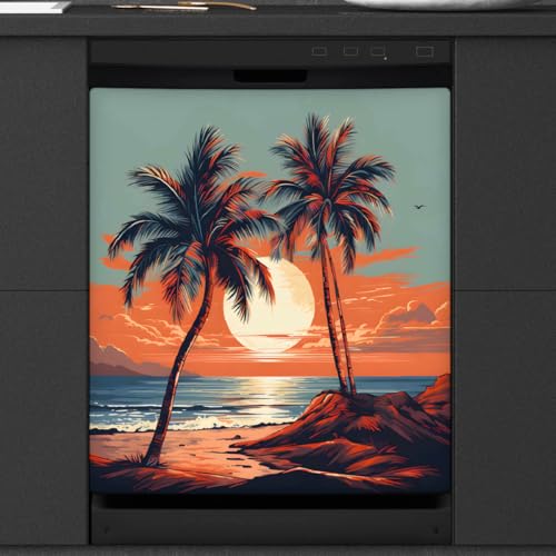 Panel frontal magnético lavavajillas Mexpekil paisaje marino premium