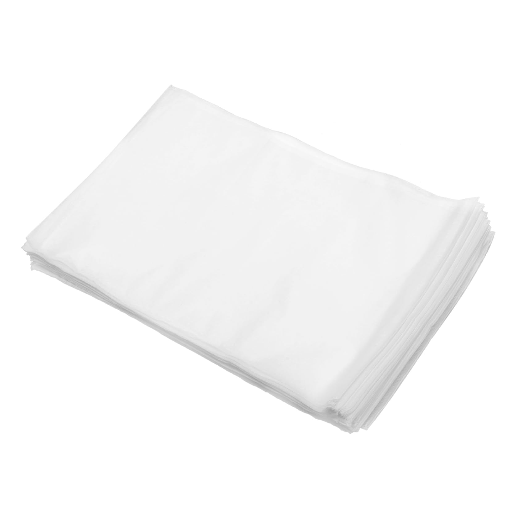LIFKOME Sacchetti per Scarpe da Viaggio Resistenti e Facili da Identificare Non Tessuto 50 Pezzi Bianco Sacchetti Antipolvere Coulisse per Casa e Viaggio