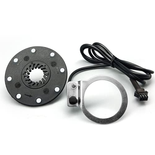 HUDAMZKY E-Bike Kit PAS 8 Magnet Geschwindigkeitssensor E-Bike Power Pedal Assist Sensor System Assistant SM/E-Bike Conversion Kit Wasserdichter Stecker (SM-Stecker) Cover