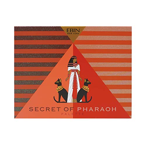 Ebin New York Coral Oasis - Secret Of Pharaoh Eyeshadow Palette, Highly Pigmented And Blendable, Cruelty-Free, Long-Lasting Matte & Shimmer #TOP1