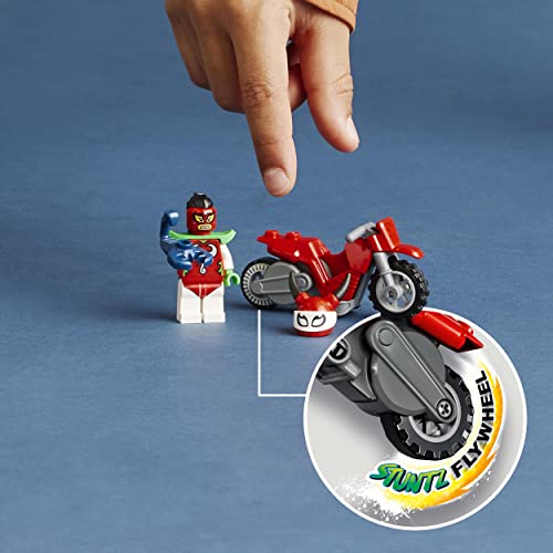 LEGO 60332 City Stuntz Moto Acrobática: Escorpión Temerario, Juguete para Niños de 5 Años en Adelante, Set de Construcción, Mini Figura Piloto