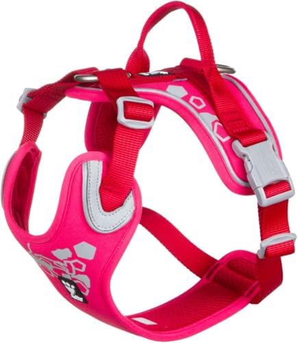 Hurtta Weekend Warrior Pettorina per cani di taglia grande, rosso rubino, 80-100 cm