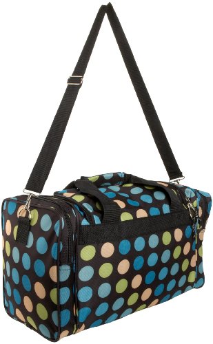 Image of Rockland 19 inch Polyester Duffel Bag, Multi Blue Dot