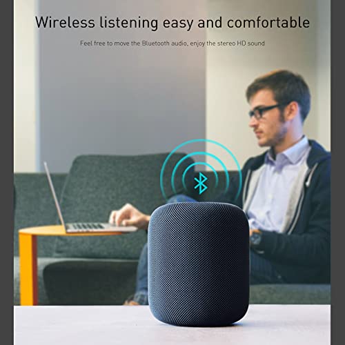 2 Pack Bluetooth Adapter for PC, Wansurs USB Bluetooth Adapter 5.1 EDR, BT Dongle Wireless Receiver for Speaker, Mouse, Keyboard, Headphones Compatible with Win10/11