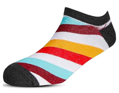 Image of RC. ROYAL CLASS Boys & Girls Low Ankle 100% Combed Organic Cotton Multicolored Kids Socks (Pack of 6 Pairs)