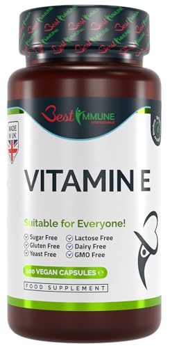 Natural Vitamin E 500iu Vegan Capsules